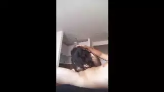 زوجة تركية شابة تركب على ديك كبير
