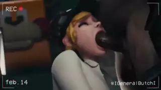 شقراء فانيسا تحصل على رواتب الشرج في ميجا بيتزابكس