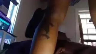 الهواة الأميركيين من أصول إفريقية عازمة على الظهر الكلب